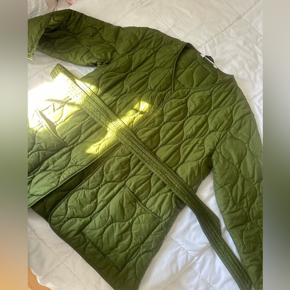 Barbour X ALEXACHUNG Women's Martha Cropped Quilt Jacket size U.S.  6 - Picture 3 of 6